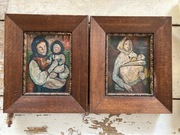 „Oblicza macierzyństwa” para obrazów olejnych