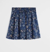 nowa granat w kwiatki spódniczka na gumkę  MANGO  10/12 152 