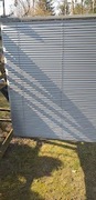 Żaluzja alu sterowana korbą lamela 20 mm srebro mat  szer. 111x 121 wys..