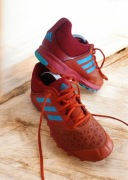 Markowe buty trekkingowe Adidas Flex Cloud r 39 1/3 czerwone unisex