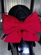 Duża Kokarda na kask motocyklowy 35cm