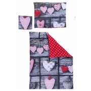 Pościel 3 elementy - dla lalki typu Paola Reina, Barbie