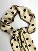 Zestaw apaszka chustka chusta szalik w groszki kropki  