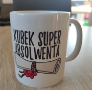Kubek super absolwenta nowy śmieszny kubek prezent zakończenie roku