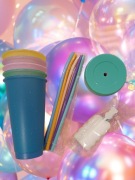 Magiczne Kubki Zmieniające Kolor 710ml | Zestaw 5 szt. | HIT!