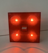 lampka nocna dziecieca LEGO NINJAGO 2009 czerwona