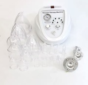 Urządzenie do terapii próżniowej i masażu bańkami, aparat + 28 baniek