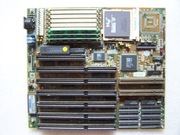 Bardzo stara płyta główna socket 3 + procesor + pamięci  z 1995 roku