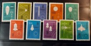 !!! POLSKA RAKIETY I SATELITY 1965...KOMPLETNA SERIA.10szt...CZYSTE**!!!