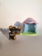 LPS Littlest Pet Shop, pies Shi Tzu z domkiem, figurka oryginalna #141