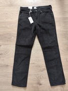 Spodnie Mustang Tramper Street S szturuks proste czarne męskie nowe 33/34