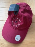 Tommy Hilfiger czapka z daszkiem damska regulowana baseball cap red burgund