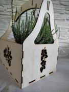 Skrzynka na wrzos , kwiaty 