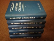 Anatomia człowieka Bochenek tomy I, II, III, IV i V, medycyna, LEK, LEP