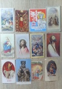 Stare obrazki religijne - zestaw 9szt (66)
