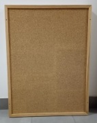 TABLICA KORKOWA 80 x 60 cm Drewniana rama 