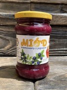 Miód wielokwiatowy kremowany z jagodami 400g netto