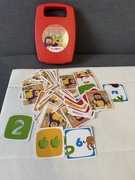 Gra zabawa edukacyjna karty do nauki cyfr liczb dopasowanie cyferek 71 szt