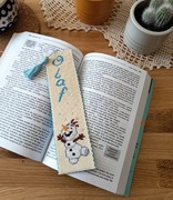 Zakładka do książki haft krzyżykowy personalizowana 