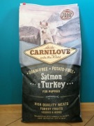 Carnilove Dog Puppy Salmon & Turkey / 12 kg
