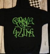 Bluza Custom GTA San Andreas  z dużym "Groove street 4 life" na plecach XXL