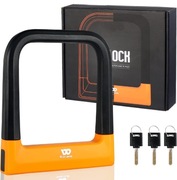 Zapięcie rowerowe z pałąkiem na rower motocykl skuter z kluczem West Biking