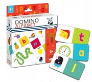KAPITAN NAUKA DOMINO OBRAZKOWE ALFABET 3+