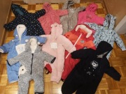 zestaw kombinezonów dla dziewczynki | 62-74 cm | 10 szt. | SUPER STAN