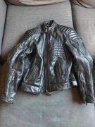 Skórzana kurtka motocyklowa Skóra 4SR Cool Retro rozm. 48+ochraniacz pleców
