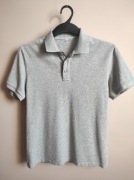 Męska koszulka polo szara rozmiar S bawełna