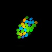 Świecące kamyki do doniczki, ogrodu, na taras