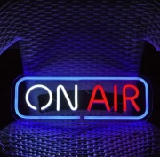 ON AIR Neon Sign LED – Nowoczesna Lampa Neonowa do Pokoju, Baru, Klubu