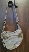 Torebka firmy GOLDDIGGA, Sztruks i Jeans, używana