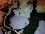 Stroik na grób wiązanka na cmentarz wianek UNIKAT