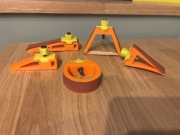Zestaw 5 bloków do szlifowania – ergonomiczne uchwyty na papier ścierny