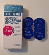 Soczewki jednodniowe B-lens daily -2.0