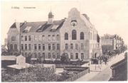 GOŁDAP~ GIMNAZJUM~ REKLAMA CARL JAHNKE~ ok. 1915