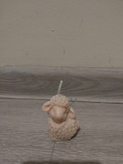 Naturalna świeczka sojowa Mini Baranek, świeczki na Wielkanoc mały Baranek