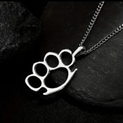 srebrny Naszyjnik z kastetem