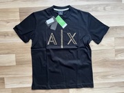 T-Shirt Armani Exchange jak EA7 Emporio Giorgio Nowa Czarna Rozm. M