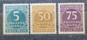 Niemcy Mi 274-276** Rok 1923