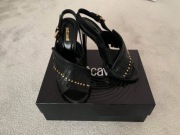 Just Cavalli nowe 38 skóra naturalna szpilki sandały