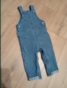 Ogrodniczki jeansowe TU rozmiar 74 80