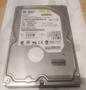 Retro dysk twardy HDD Western Digital WD800 80GB IDE 2002r. stan BDB!