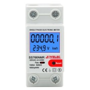 Jednofazowy Licznik Energii prądu z Podświetleniem Din LCD 220V