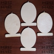 Jajko wielkanocne zawieszka, drewniana 13 cm #MiszMówiszMasz