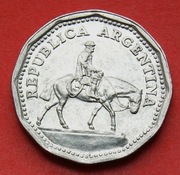 10  Peso 1963 r -   Argentyna  Gauczo