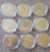 2 zł monety, Pisarze i Poeci - 9 monet