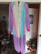 Dres jednoczęściowy z weluru rozmiar M