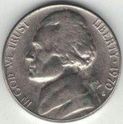 132 USA 5 centów 1970 S